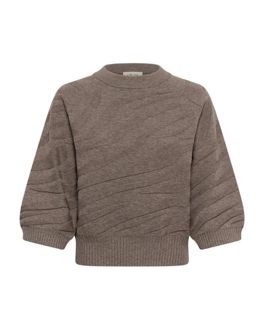 Cream Crcherrie Jumper in het Gray