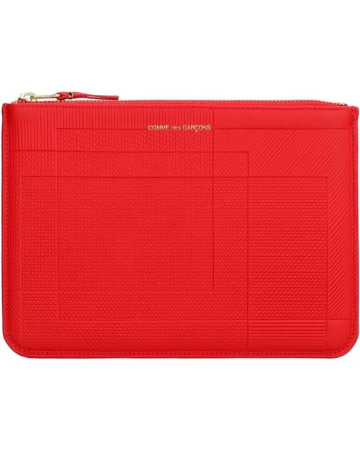 Comme des Garçons Clutches in het Red voor heren
