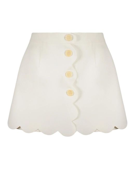 RED Valentino Natural Short Skirts