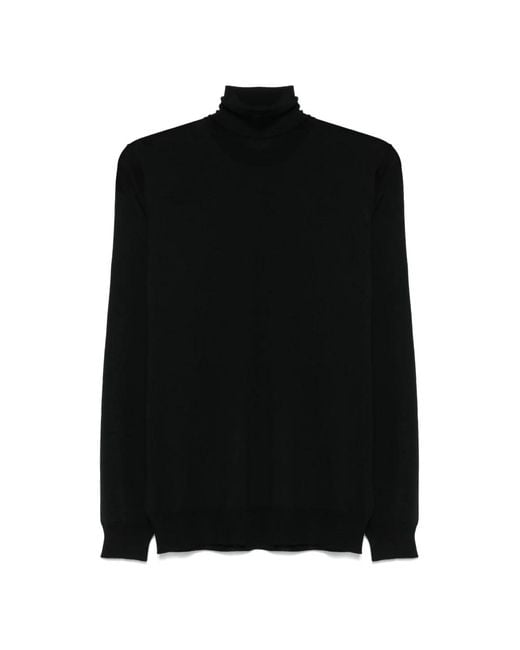 Turtlenecks Lardini de hombre de color Black