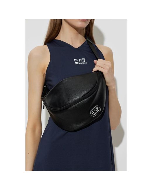 EA7 Black Tasche Mit Print-Logo