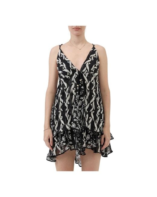 Short Dresses Sabina Musayev de color Black