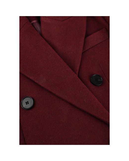 Haute L'Amitié Red Double-Breasted Coats