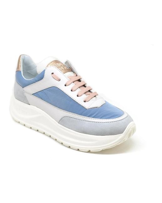 Candice Cooper Blue Sneakers