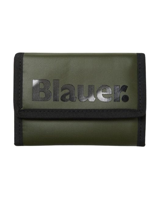 Blauer Accessoires ,Groen ,Groene Portemonnee Met Klittenbandsluiting in het Green voor heren