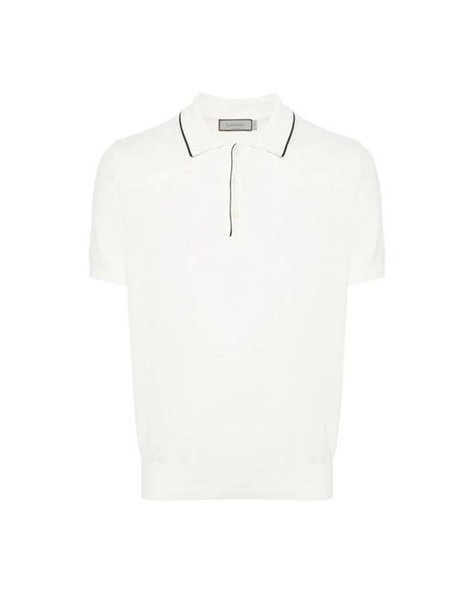 Canali White Polo Shirts for men