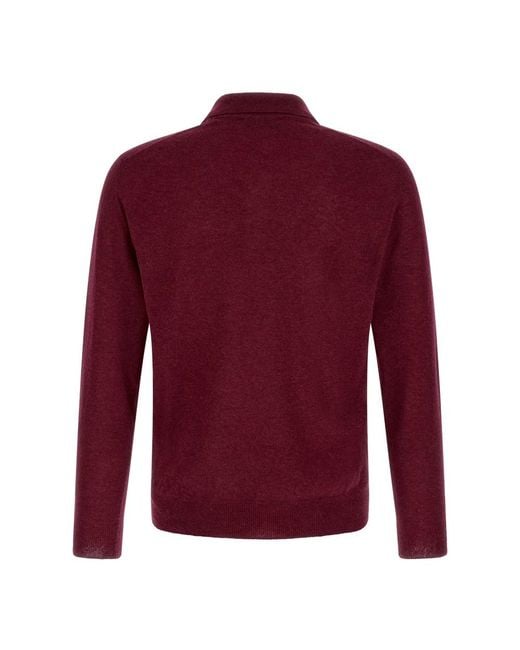 Zanone Red Polo Shirts for men