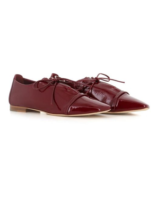 Malone Souliers Red Laced Shoes