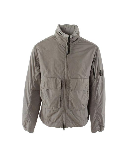 C P Company Gray Light Jackets for men