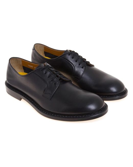 Doucal's Stringata Derby in Black für Herren