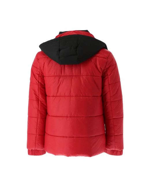 Gaelle Paris Jassen ,Rood ,Polyester Rode Hoodie Herenjas Herfst/Winter Stijl in het Red voor heren