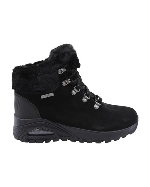 Skechers Black Winter Boots