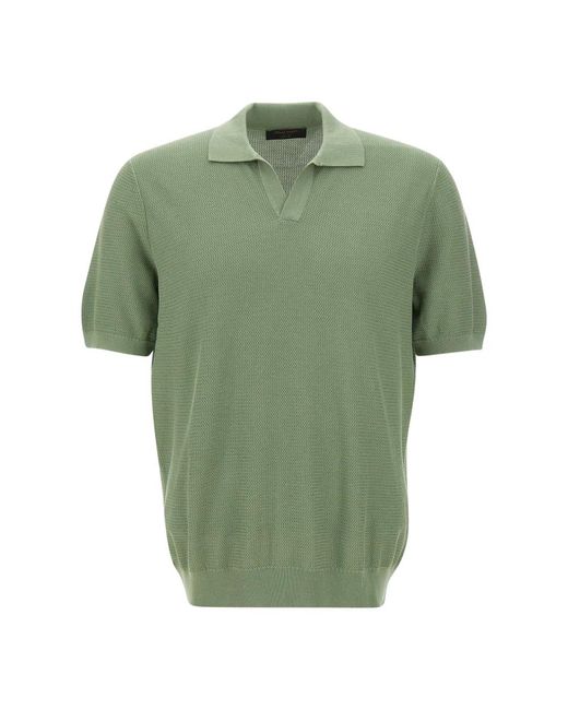 Gran Sasso Green Polo Shirts for men