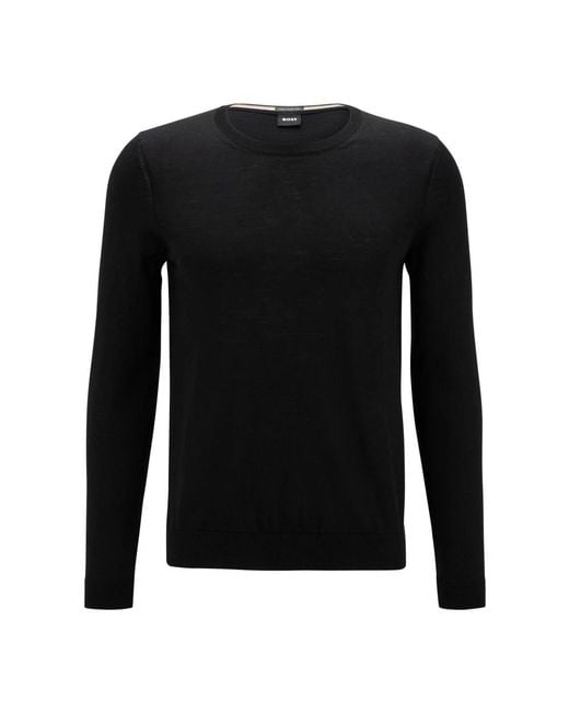 Boss Black Round-Neck Knitwear for men