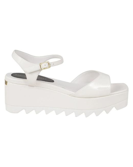 Stella McCartney White Wedges