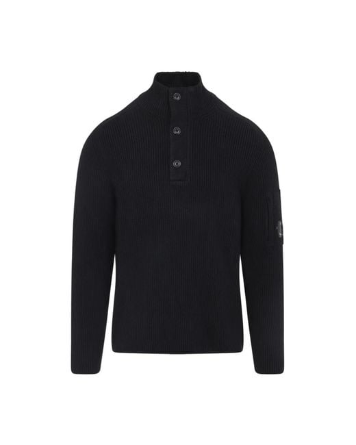 C P Company Black Turtlenecks for men