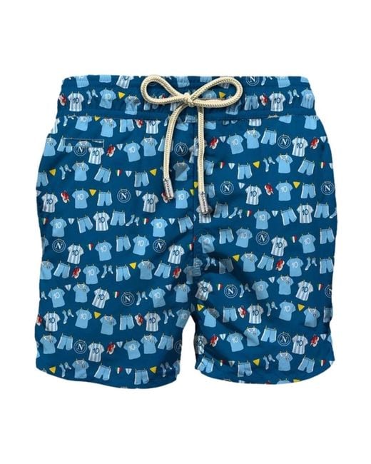Mc2 Saint Barth Blue Beachwear for men