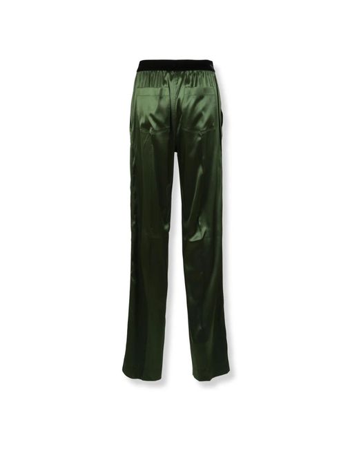Tom Ford Nachtkleding ,Groen ,Satijn Pj Broek in het Green