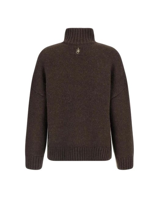 J.W. Anderson Green Two Tone Patch Pocket Sweater