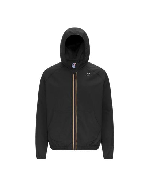 K-Way Black Light Jackets for men