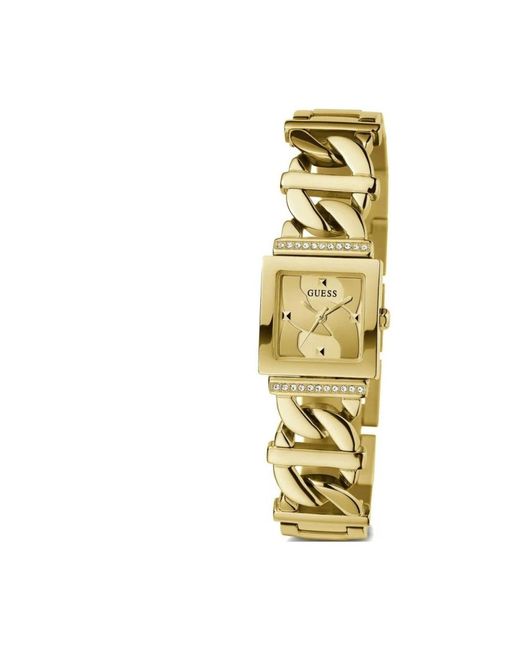 Guess Metallic Armbanduhr runaway gold 21 mm gw0603l2