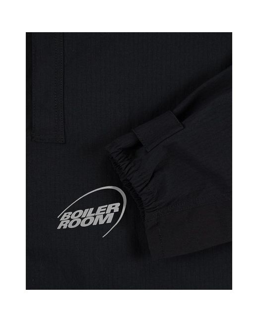 BOILER ROOM Packable Windbreaker in het Black voor heren
