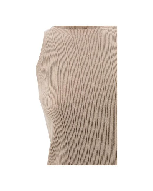 Sleeveless Tops D.exterior en coloris Natural