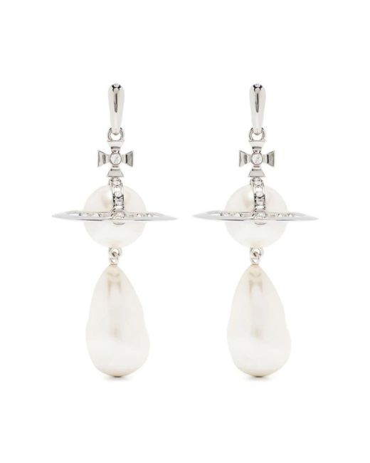 Vivienne Westwood White Earrings