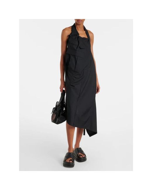 Midi Dresses Junya Watanabe de color Black