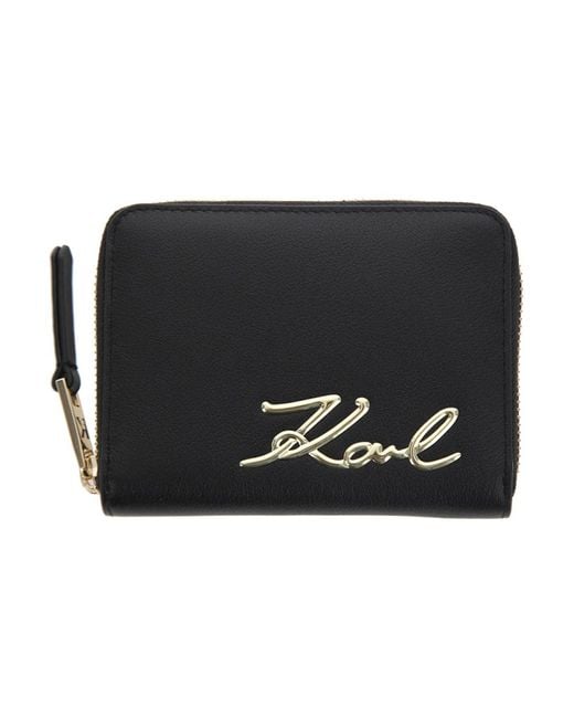 Karl Lagerfeld Black Wallets & Cardholders