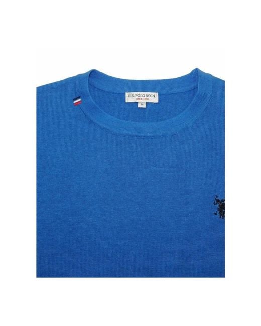 U.S. POLO ASSN. Blue Long Sleeve T-Shirts for men