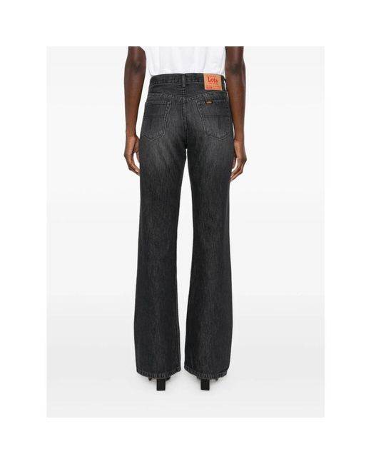 Lois Gray Flared Jeans