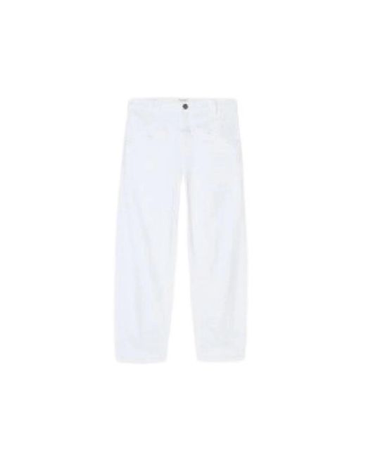 Cropped Jeans Closed de color White