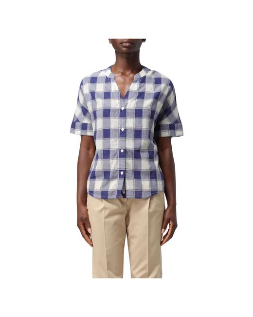 Shirts > short sleeve shirts Woolrich en coloris Blue