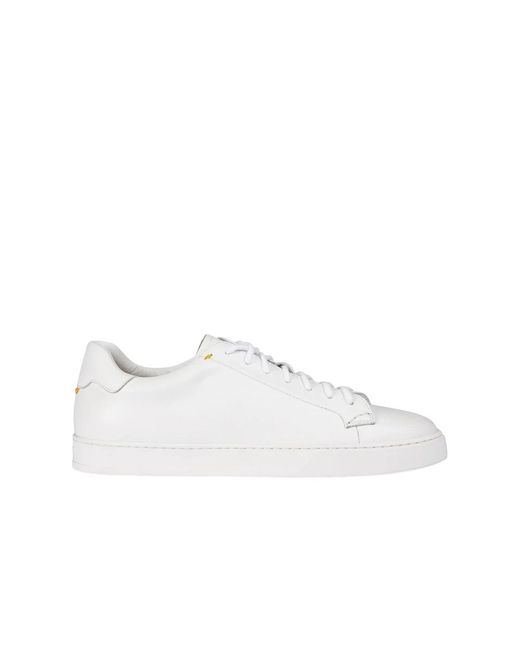 Doucal's Ledersneaker | weiß in White für Herren