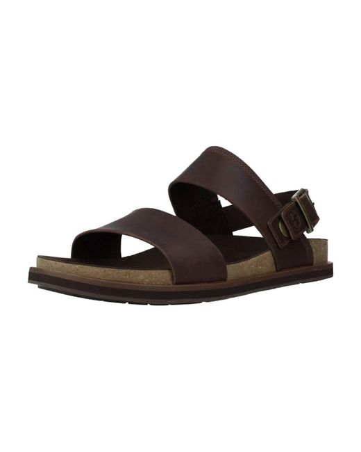 Timberland Brown Flat Sandals for men