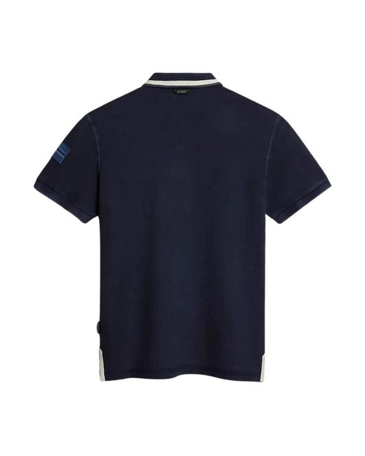 Napapijri Blue Polo Shirts for men