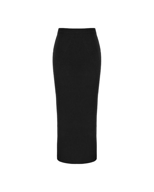 McQueen Black Pencil Skirts