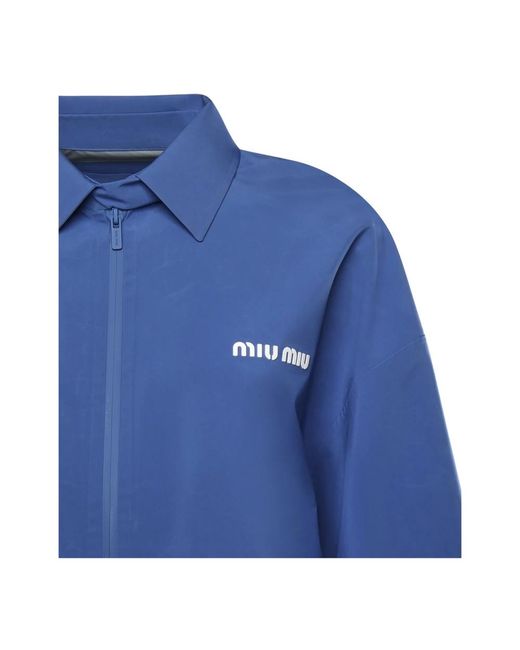 Miu Miu Blue Light Jackets