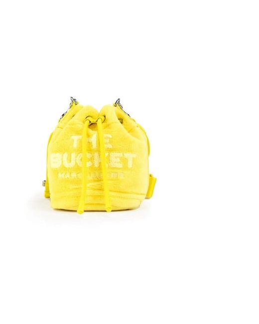 Marc Jacobs Yellow The Bucket Bag Terry Crossbody Bag Purse