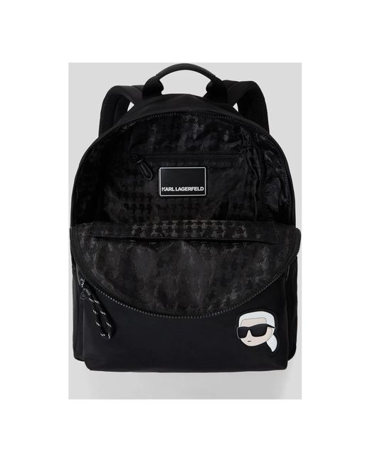 Karl Lagerfeld Black Backpacks