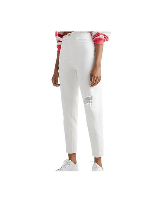 Tommy Hilfiger White Straight Jeans