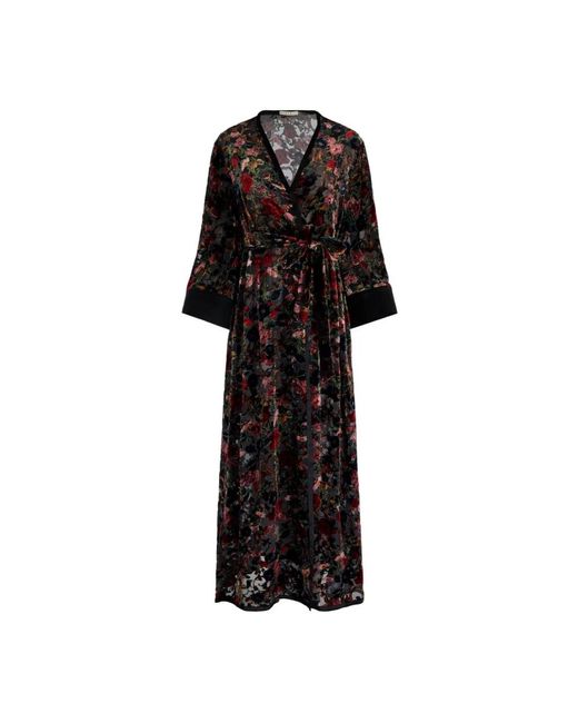 Alice + Olivia Black Wrap Dresses