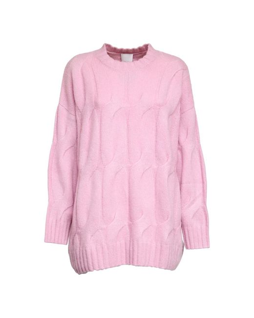 Allude Cashmere Knitwear in het Pink