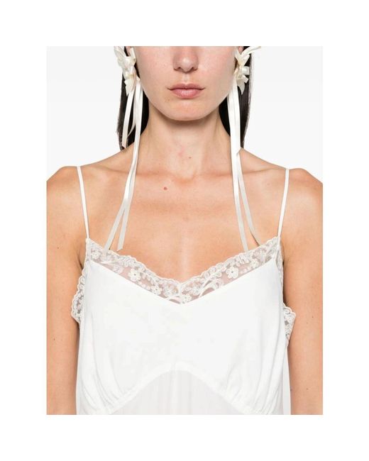 Midi Dresses Simone Rocha de color White