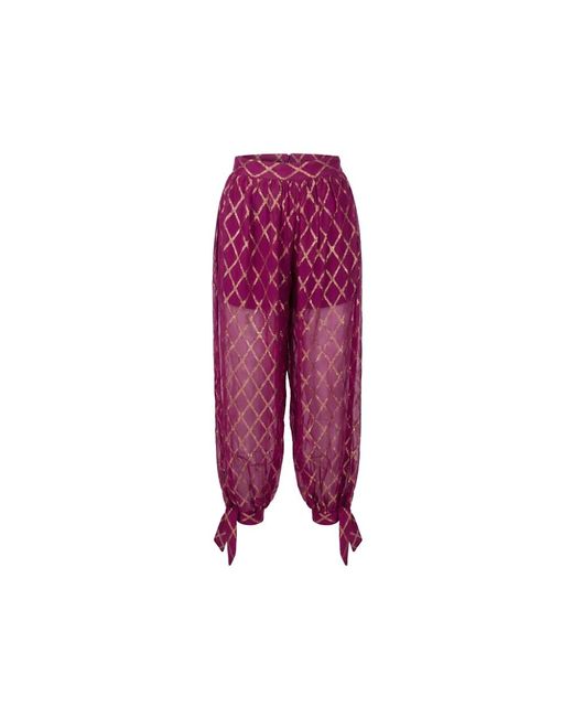 ‎Taller Marmo Purple Wide Trousers