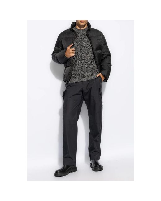 Versace Gray Slim-Fit Trousers for men
