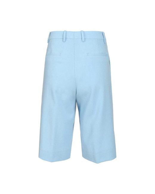 Tagliatore Blue Long Shorts