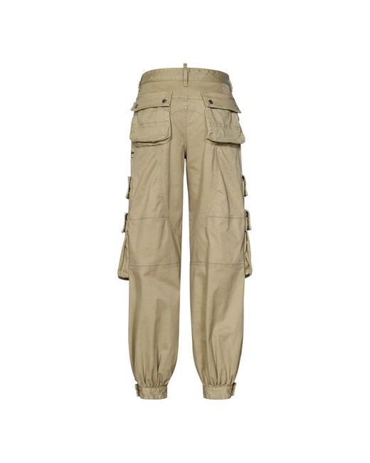 DSquared² Green Straight Trousers