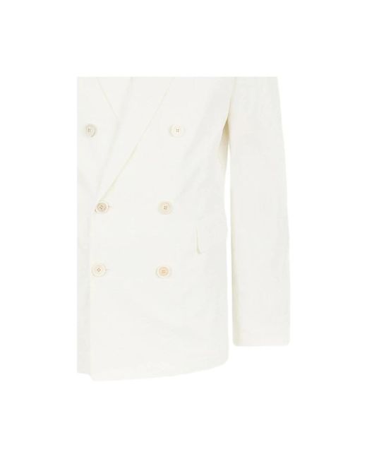 DSquared² White Double Breasted Suits for men